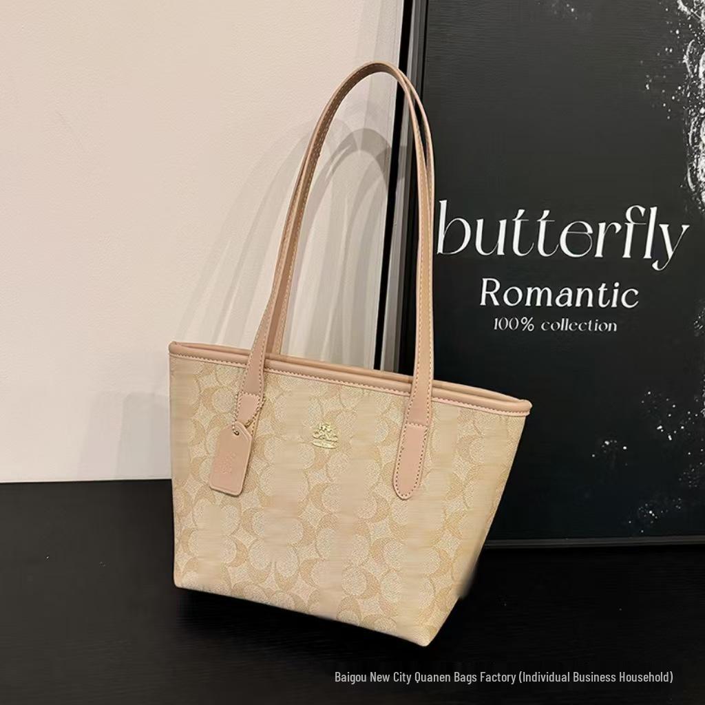 Трендовая женская сумка-тоут на плечо высокого класса с принтом