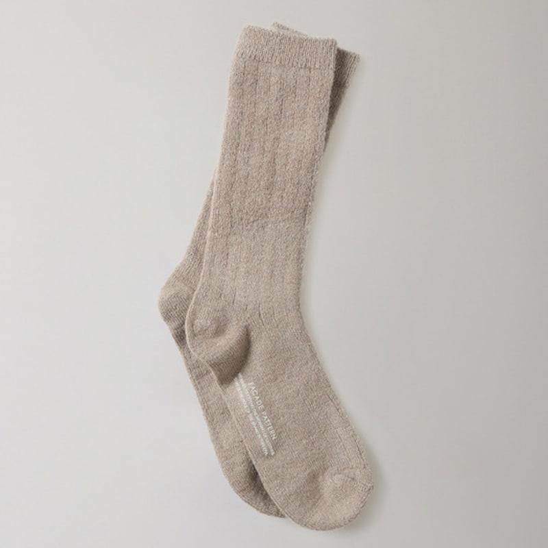 FACADE PATTERN Facade Alpaca Wool Socks_3color