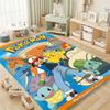 Pokémon-themed printed non-slip decorative rug, cute cartoon welcome mat, a great gift for friends and family.