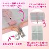 Oshikatsu Trading Card A5 Large Capacity Includes 10 Zippered Clear Easy To Sparkly Card Case for Organizing Your Collection File, Size, Storage,