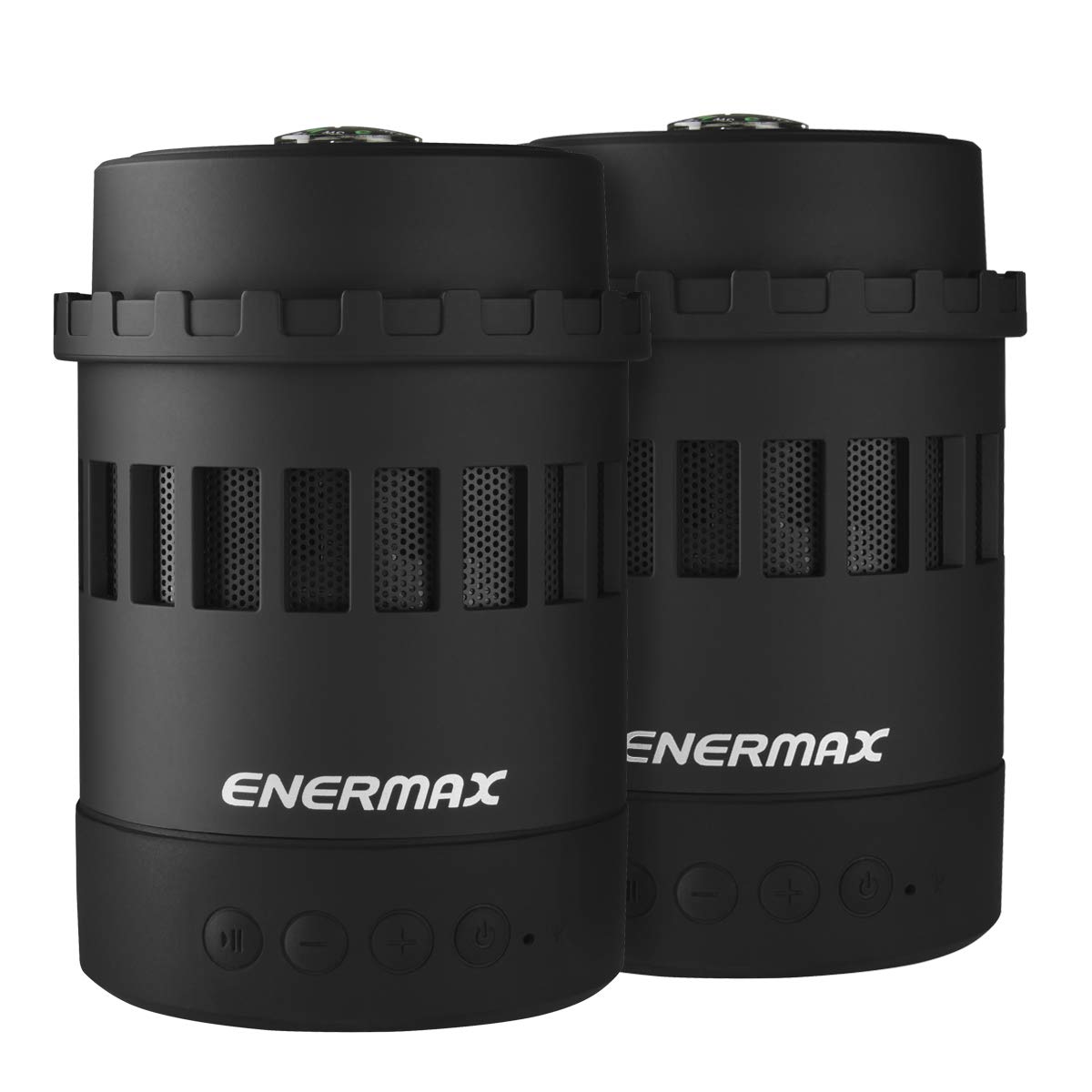 

ENERMAX Multifunctional Bluetooth Speaker Set of 2 Pharoslite Black EAS05-BK