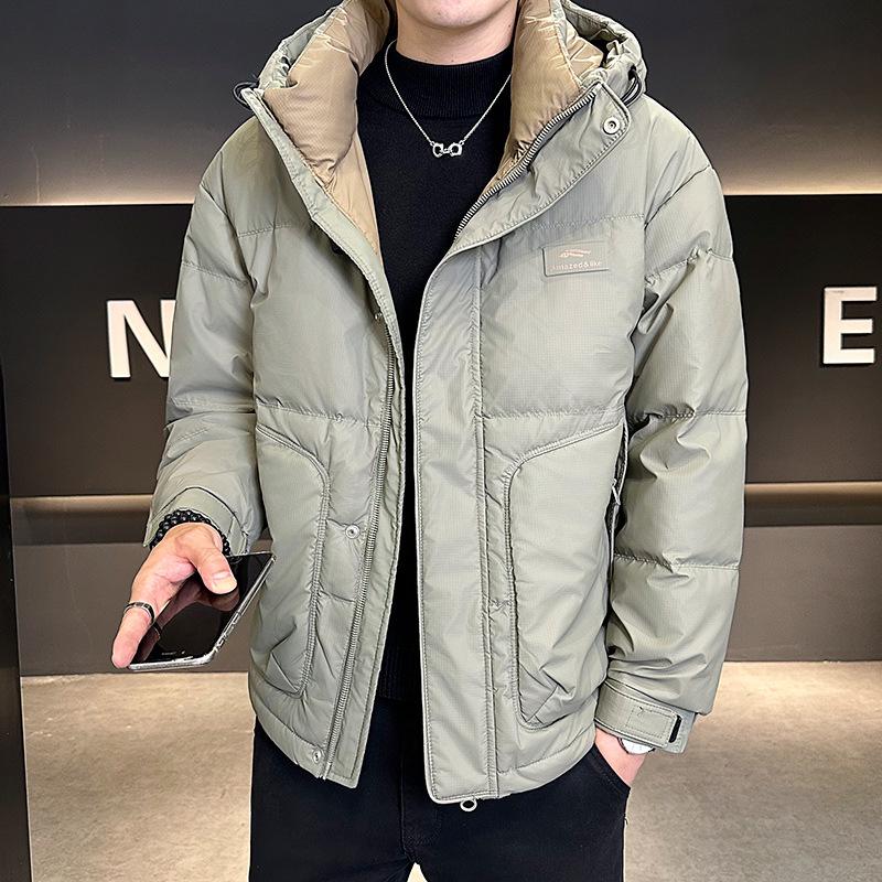 

Men s Hooded Down Puffer Jacket: Trendy Workwear, High Quality, Versatile Design, Hot Seller 3XL