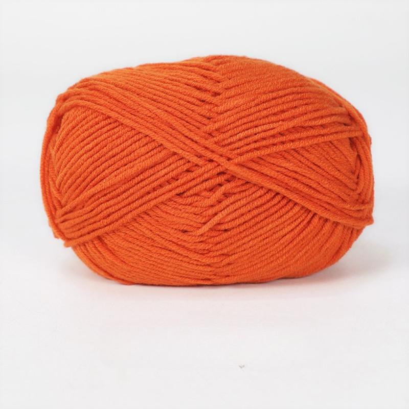 1pc 50g Soft Wool Milk Cotton Yarn Crochet Anti-Pilling Hand Knitting Thread For Cardigan Scarf Hat Baby Sweater Doll Supplies