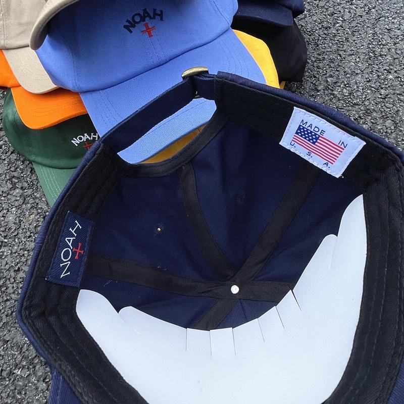 NOAH OG Herren Baseballkappe mit Stickerei und Sonnenschutz - Japanische Trend-Softtop-Entenschnabelmütze für Sonnenschutz im Sommer.