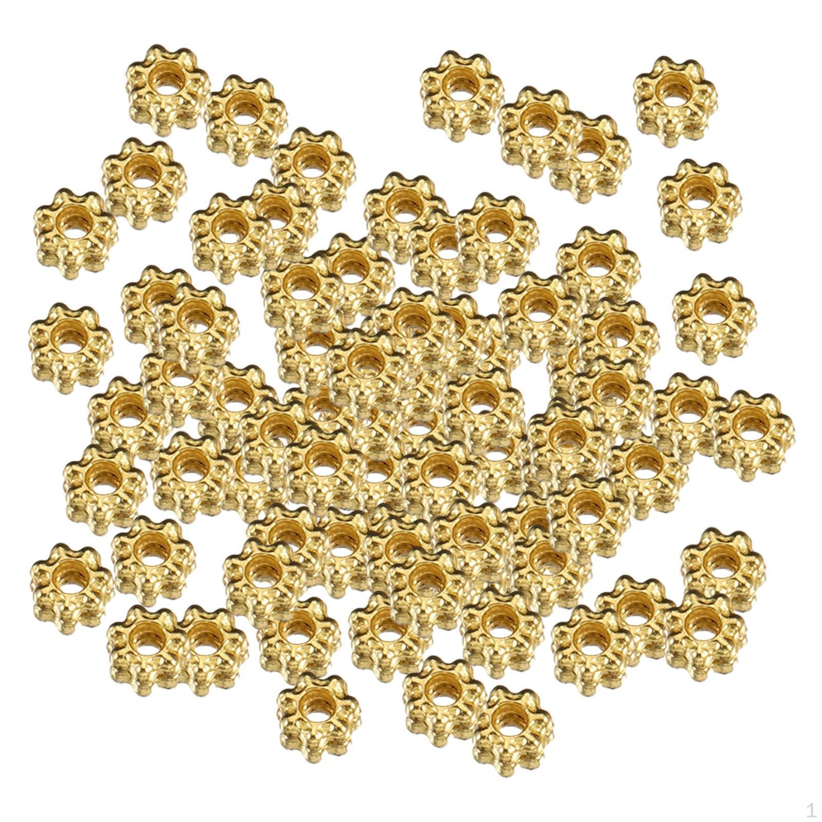 100 шт. 6 мм бусины-прокладки для ювелирных изделий — фото 10