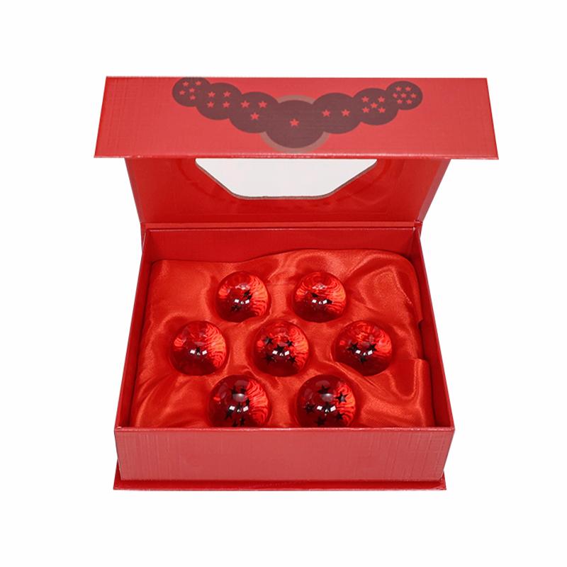 

3.5см Аніме Dragon Ball Z 7 Зірок Кришталева Куля Помаранчева Синя Червона Смола Кришталева Куля Настільні Прикраси Іграшки Колекція Подарунки