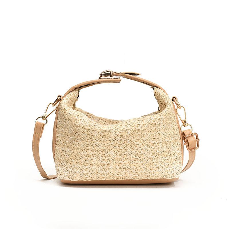Trendy Street Style Small Square Bag Chic Handbag With Sewing Details