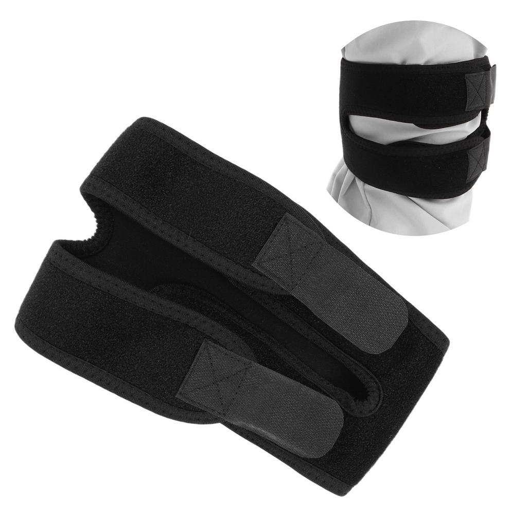 Patella Strap Silicone Adjustable Tendon Knee Support Strap Band for Running Fitness Hiking