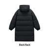 Unisex Over-the-Knee Hooded Cotton Jacket - 2025 Trendy, Loose, Thickened, Casual Coat