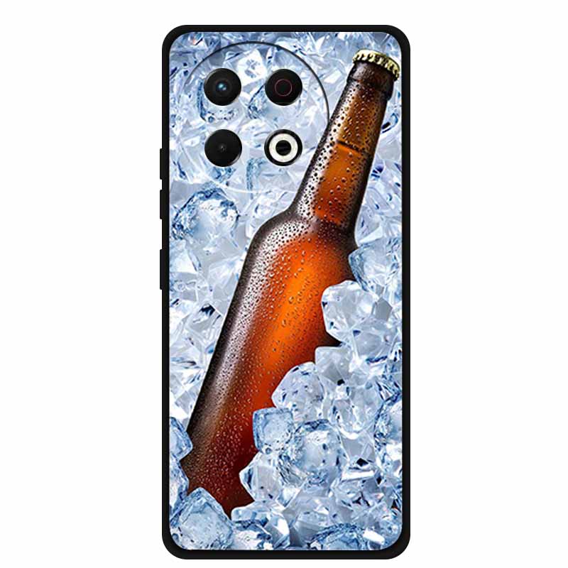 For Tecno Spark 30 Pro Phone Case 30Pro Coque Black Silicone Soft Back Cover Case For Tecno Spark30 Pro 4G Case Protective Shell