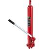 Hydraulic Long Ram Jack, 3 Tons/6600 Lbs Capacity, with Single Piston Pump and Clevis Base, Manual Cherry Picker with Handle