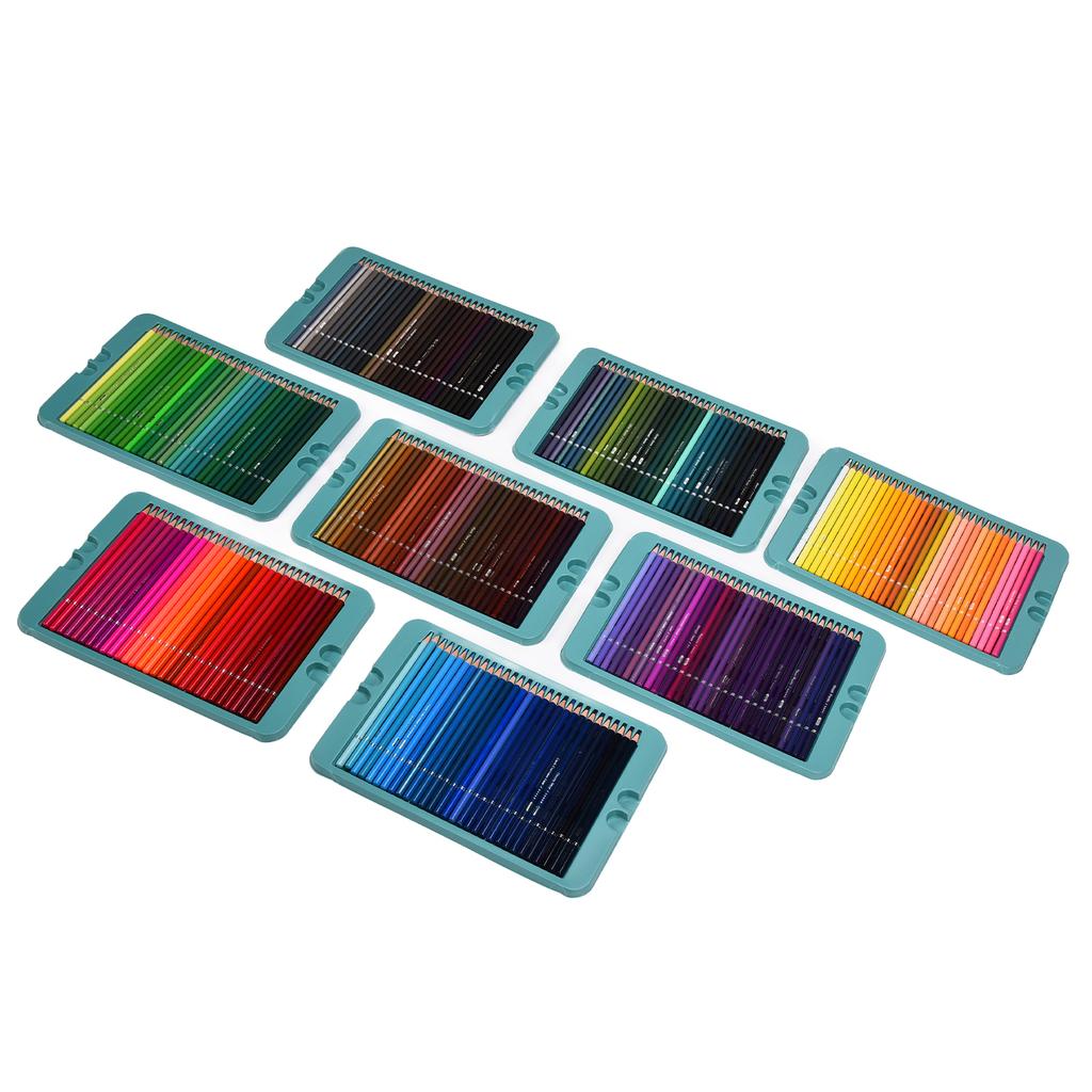 Hand Painted Colored Pens 240 Colors Oily Colored Pencils Brushes Painting Sets Art Supplies