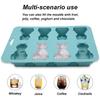 1pc 3D Cat Ice Cube Mold Easy To Release Silicone Ice Hockey Machine Suitable for Cold Drinks Whiskey and Cocktails BPA Fre