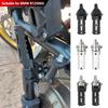 2Pcs Motorcycle Highway Front Foot Pegs Folding Footrests Clamps For BMW R1200GS LC R1250GS R1200 GS R 1250 GS KTM HONDA NC750X