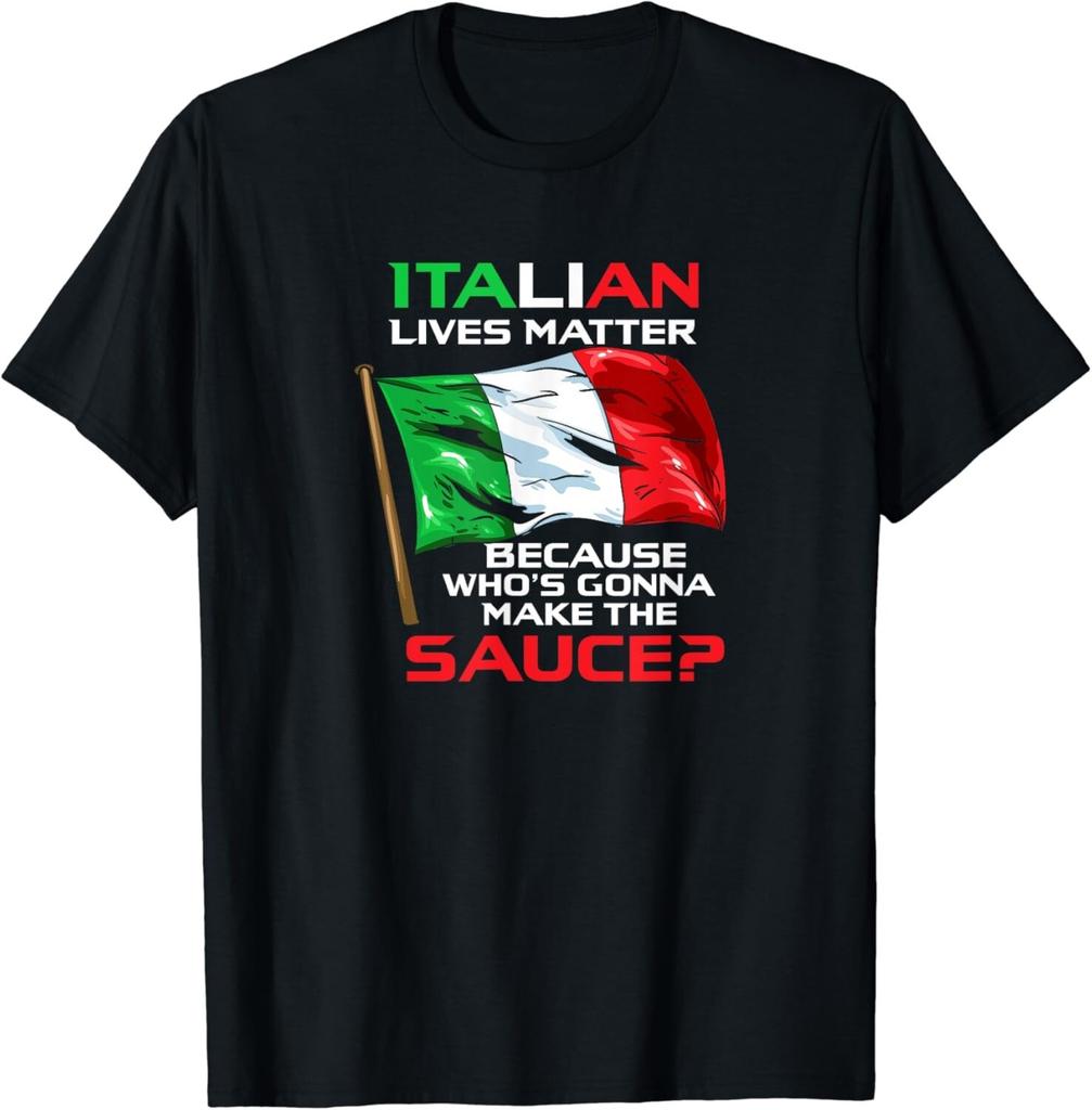 Les vies italiennes comptent_ Italien drôle_ T-shirt unisexe cadeau drôle sur l'Italie