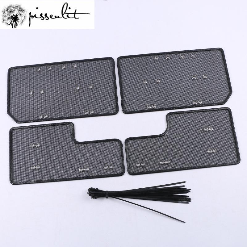 For Mitsubishi Pajero V93 V97 V80 2010-2020 Car Front Insect Grill Net Insect Screening Protective Mesh Cover Accessoies