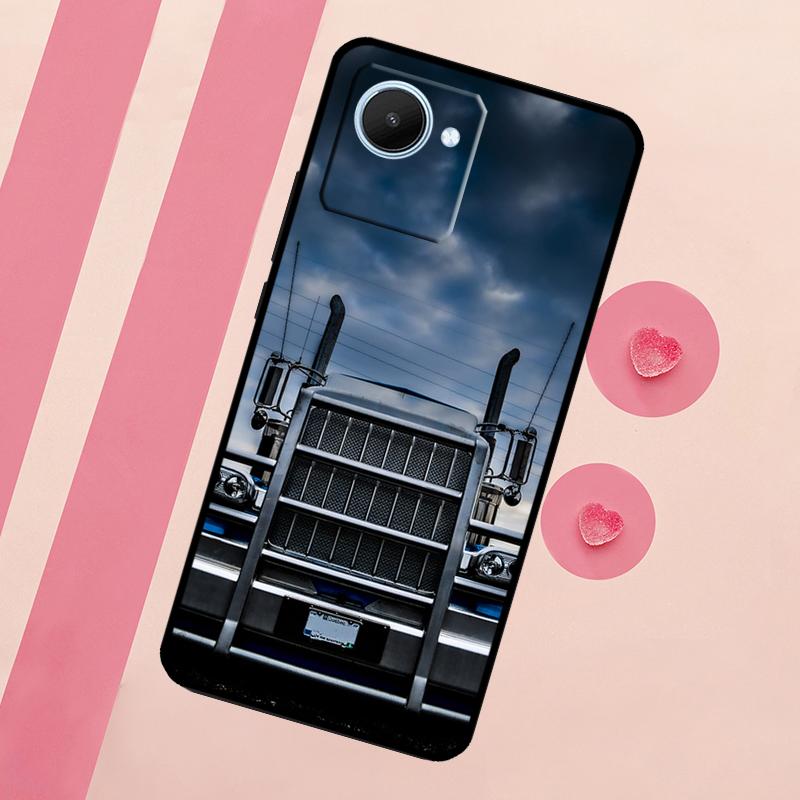 Cool Heavy Truck Car For Realme C71 C55 C53 C67 C75 C61 C33 C63 C51 C65 10 11 12 13 14 15 Pro Plus GT7 Pro Case