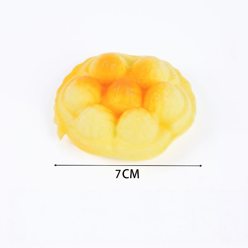 Simulation Food Slow Rebound Squeeze Toy 1Pcs Soft PU Bread Donut Cake Design Stress Reliever for Office Workers Anxiety Reduction