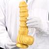 Golden Horse Dildo Silicone Soft Anal Plug Masturbator Strap on Penis Sex Toys Big Dick Realistic Cock Fisting Slave BDSM