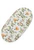 Baumwollbettlaken für Moseskorb Boho Gondel Kinderwagen 75x35 cm - Waldgrün