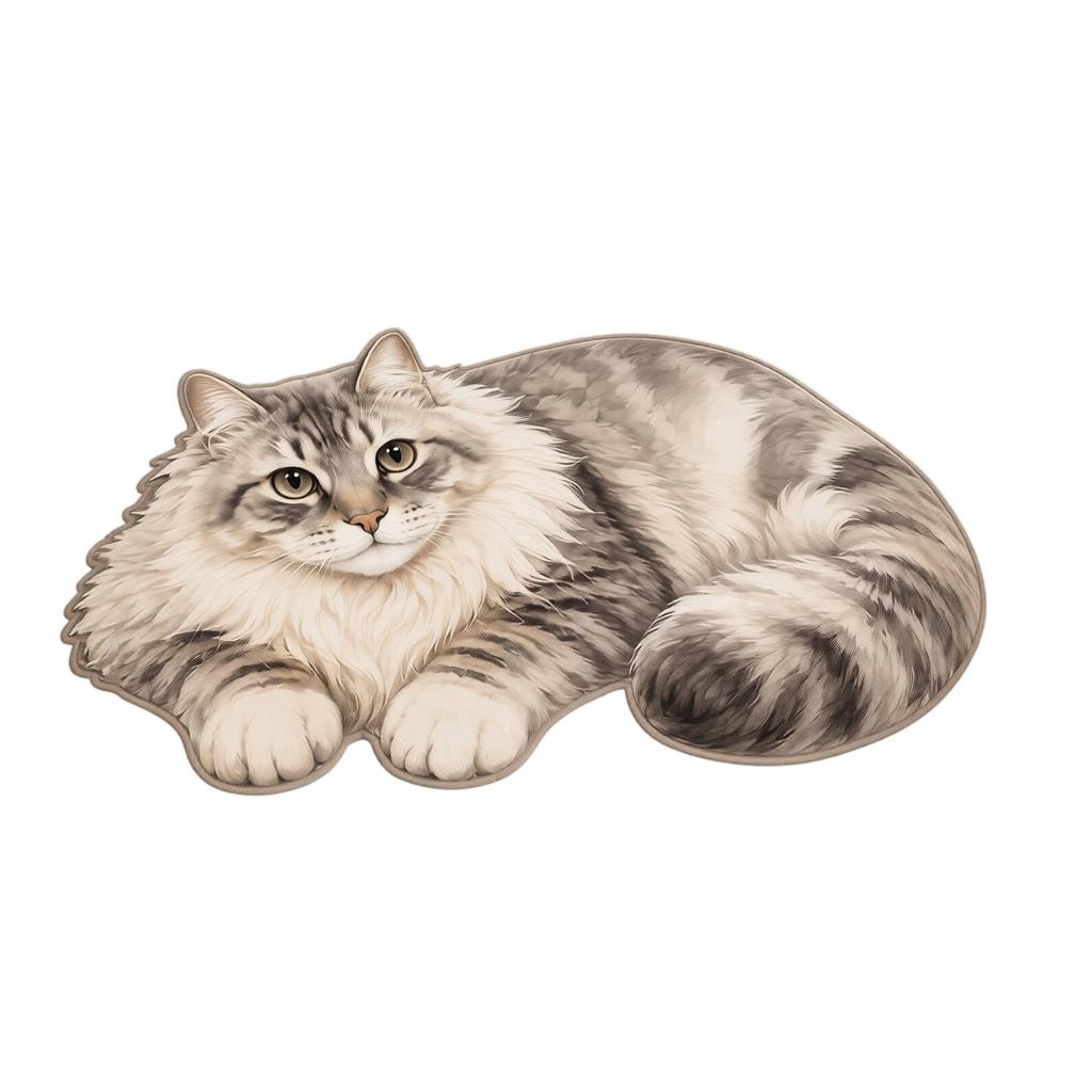 Shaped, 3D Animal Irregular Non-, Soft Plush Floor