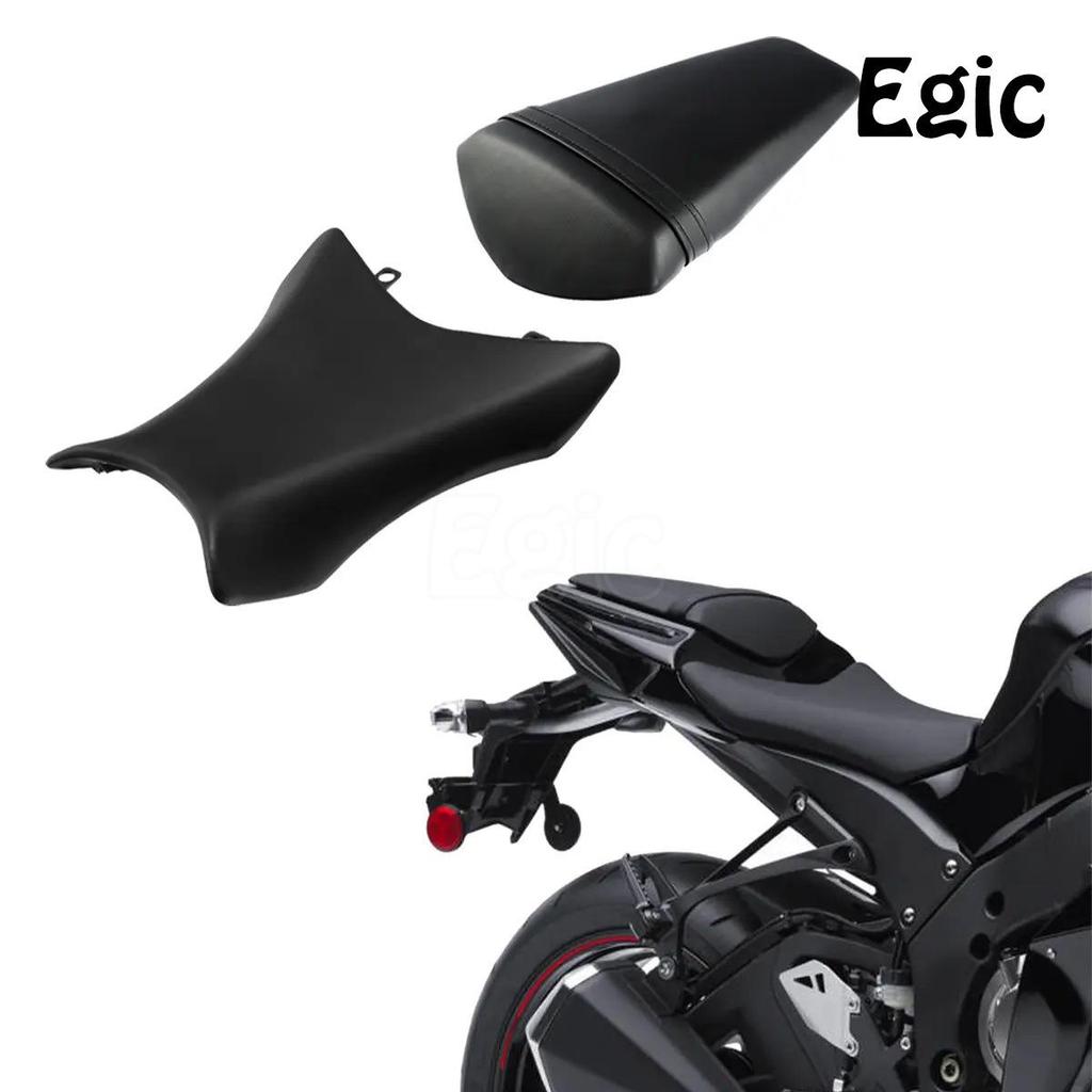 Perne de șezut Ninja Big Bull pentru Kawasaki ZX10R (2011-2015) - Piele Neagră Față & Spate