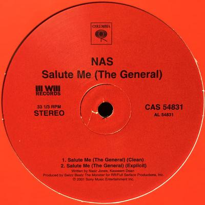 12inch Record NAS - Salute Me (The General) CAS54831 Columbia, Ill W 2001 US Rap & Hip-Hop/R&B Used