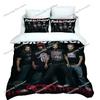 Rock band Duvet Cover Set HD Comforter Cover Tokio Hotel band printed Bedding Set for Kids Bedding Sets Bedclothes Bedroom Decor