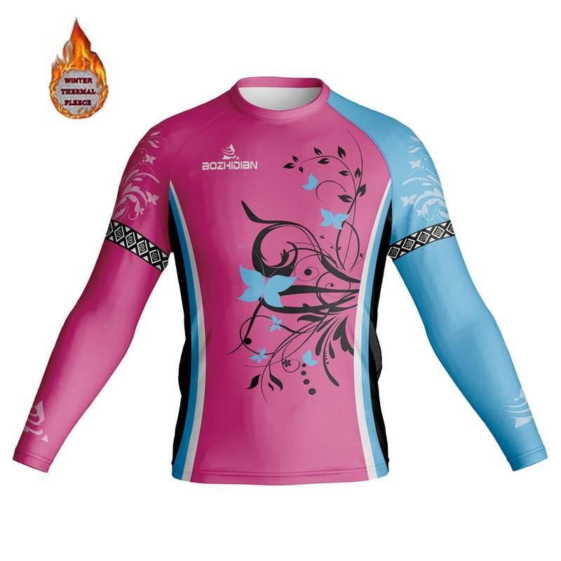 Mens Long Sleeve Mountain Bike Cycling Jersey 3D Printed Quick Dry Thermal Winter Fall Riding Apparel XS