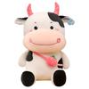 Simulation Milk Cow Plush Doll Animal Kid's Accompany Dolls Cute Cow Plush Toy  Birthday Gift