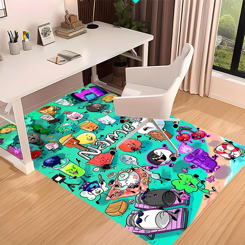 Custom personalization nanimate Insanity Print Area Rug - Soft, Washable Non-Slip Indoor Mat,Living Room,Home&Office Decorative Rug