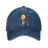 Mystic Forest Moon Mushroom Emblem A  New Vintage Washed Cotton Baseball Cap Sun Hats