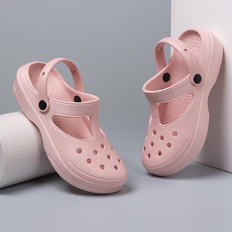 Fashion Thick Sole Slippers Women Outdoor Wear-resistant Leisure Sandals Classic EVA Shoes Waterproof Beach Shoes Women