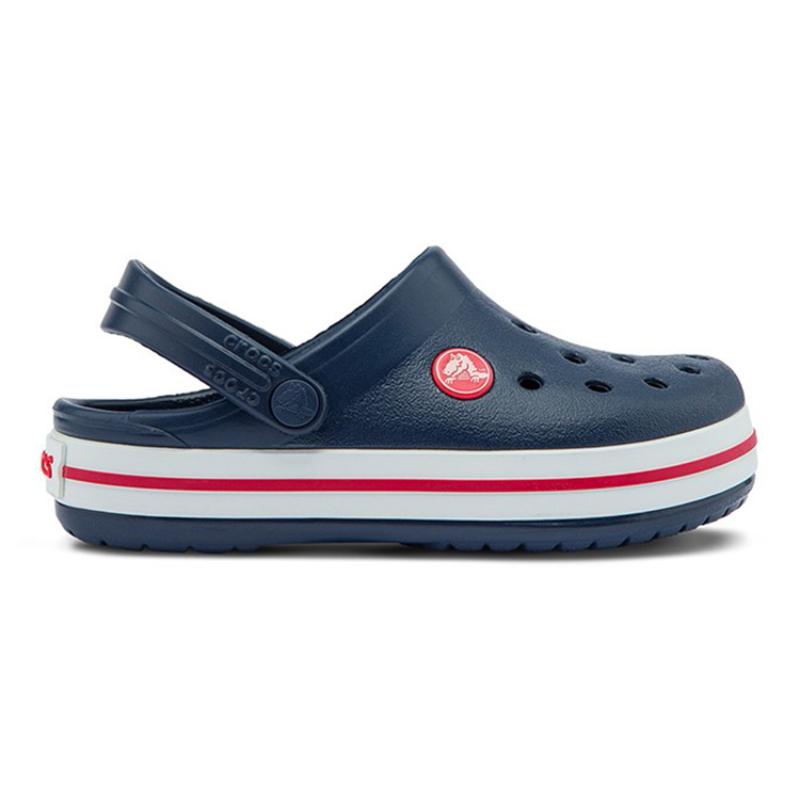 Crocs Crocband Casual Hole Sandals Blue Red Children's Model