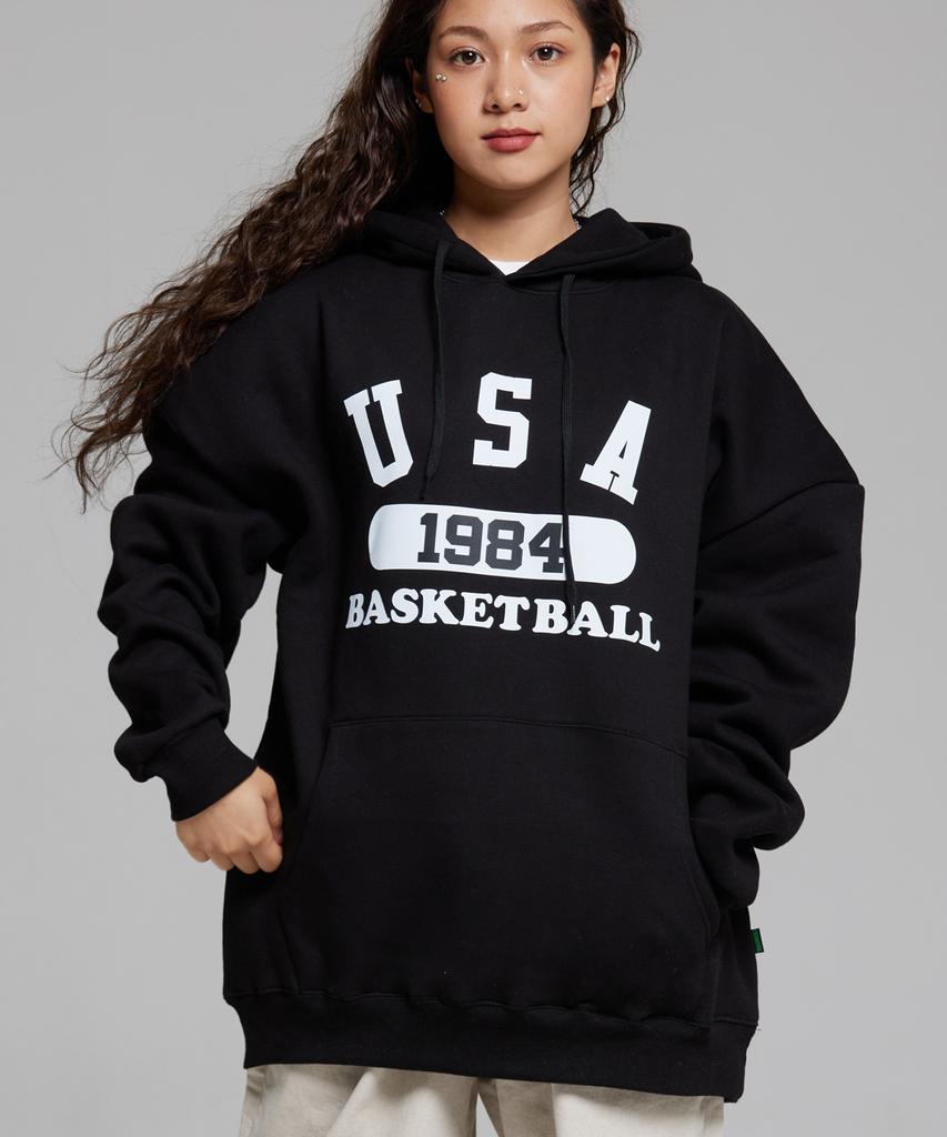 Usa Basketball Hoodie Black