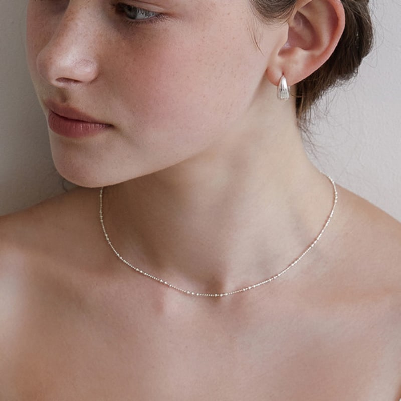 Tatiana (925 Silver) Triple Ball Chain Necklace NZ2406