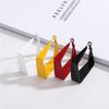 Korean Chic Geometric Stud Earrings: Trendy, Personalized, and Versatile Painted Women's Ear Accessories