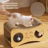 Durable Cat Sofa - Sturdy Cardboard Cat Scratch Pad With Woven Nest - Playful Cat Bed And Lounger