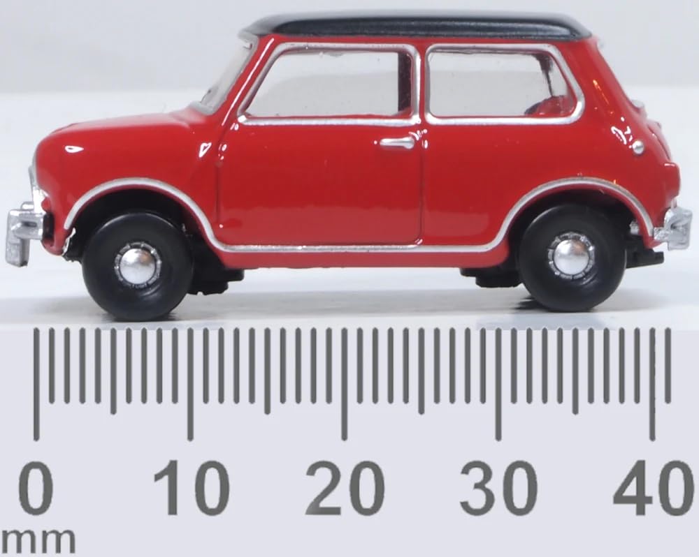 OXFORD 1/76 Austin Mini Cooper Red Mini Austin Cooper Oxford Diecast Car