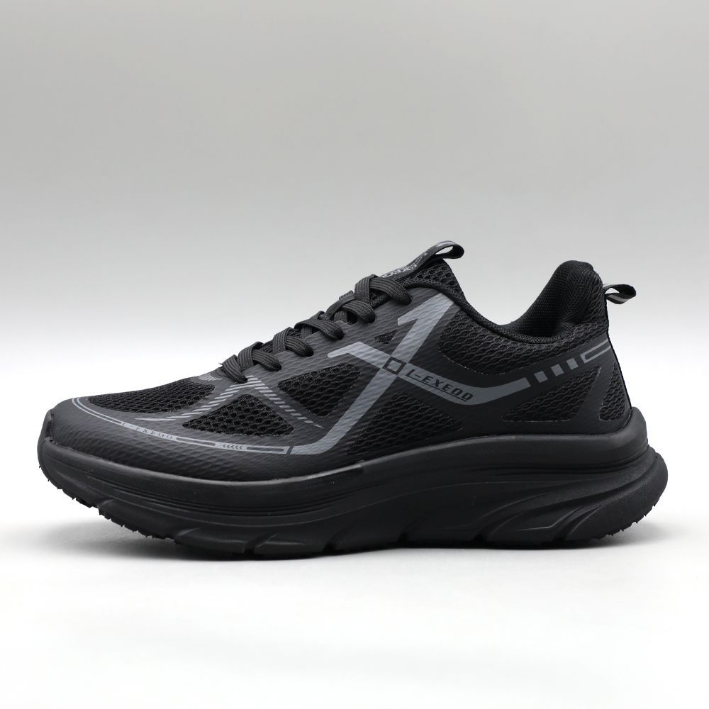 

Running shoes for couples, lightweight, shock-absorbing, breathable, marathon running shoes, soft soled basketball sports shoes 44 чёрный