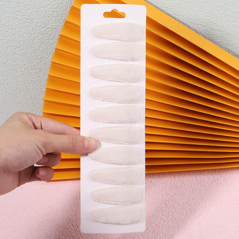10Pcs/Set Women Solid Plush Snap BB Clip For Girls Hairpin Barrettes Cute Hair Clips Headwear Kids Hair Accessories