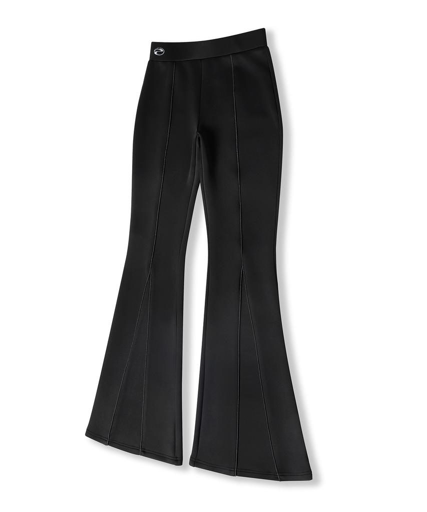 ZENDUST Agathe Piping Bootscut Pants Black