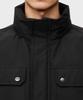 Dickies Cover Hip Hooded Padded Mix Media Jacket Black