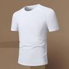 Casual Sports Ice Silk T-shirt Men's Round Neck Top
