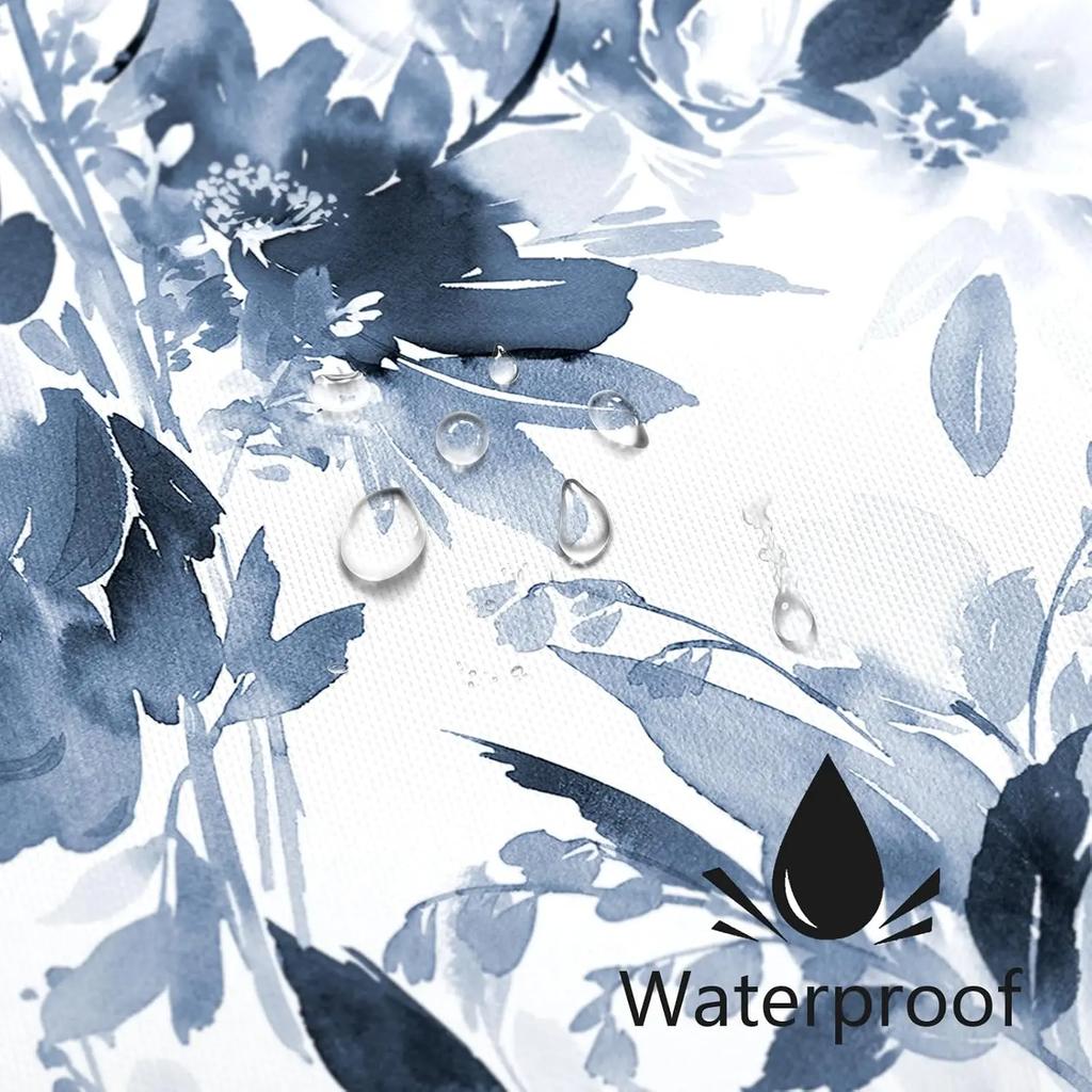 Moderní abstraktní akvarelový květinový sprchový závěs domácí koupelna dekorativní látkový vodotěsný sprchový závěs 180x180cm