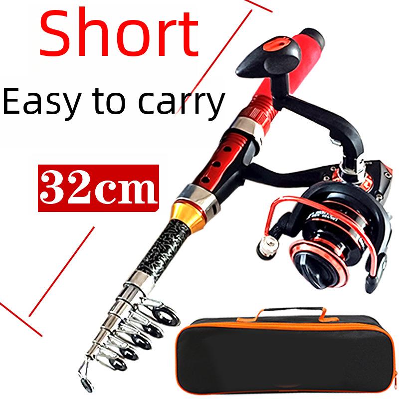 Portable Mini Cross-Border Sea Rod Set with Full Lure Rod Set. Ultimate Fishing Gear for Any Angler On the Go!