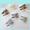 Elegant Korean Style Cat Design Acetate Hair Clips For Women Set Of Two Ideal For Bangs And Flyaways