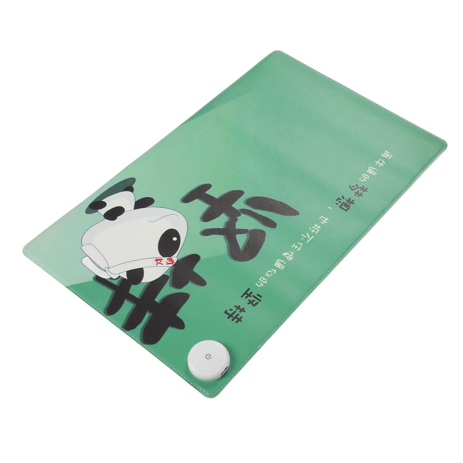 

Коврик для игровой мыши с подогревом, 3 скорости, регулируемый, водонепроницаемый, ПУ, настольный, теплый, для рук, коврик для стола 100‑240 В, Великобритания US Plug