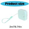 Tape Measure Retractable Measuring Tape 2m Flexible Measuring Tool For Dressmaking Carpentry And Daily Use