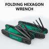 Folding Wrenches Set Hex Key Set Included Portable Key Set for Basic Home Repair Applications Easy Storage Applications
